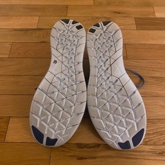 Nike Free RN Flyknit 2017 Men's Running Shoes Blue Size 10 - Picture 4 of 5